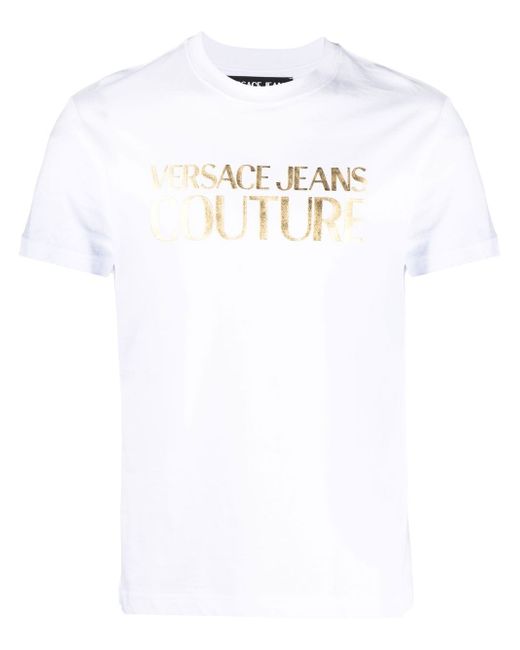 Versace Jeans Couture foil logo cotton T-shirt