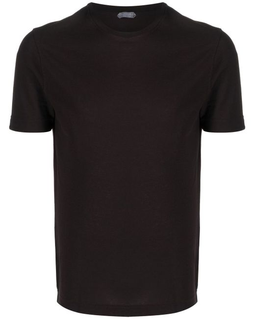 Zanone basic round-neck T-shirt