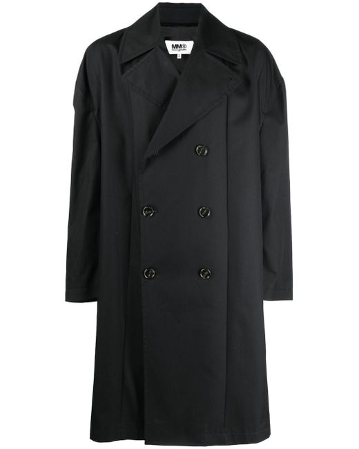 Mm6 Maison Margiela double-breasted trench coat
