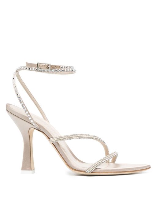 3juin Giglio crystal-embellished sandals