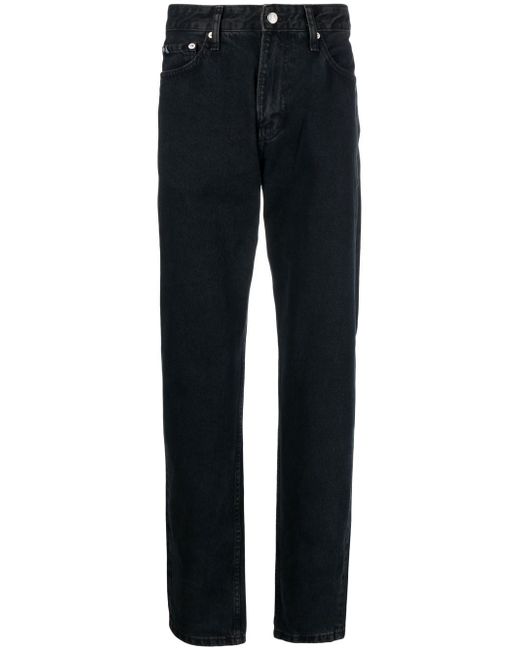 Calvin Klein Jeans mid-rise straight-leg jeans