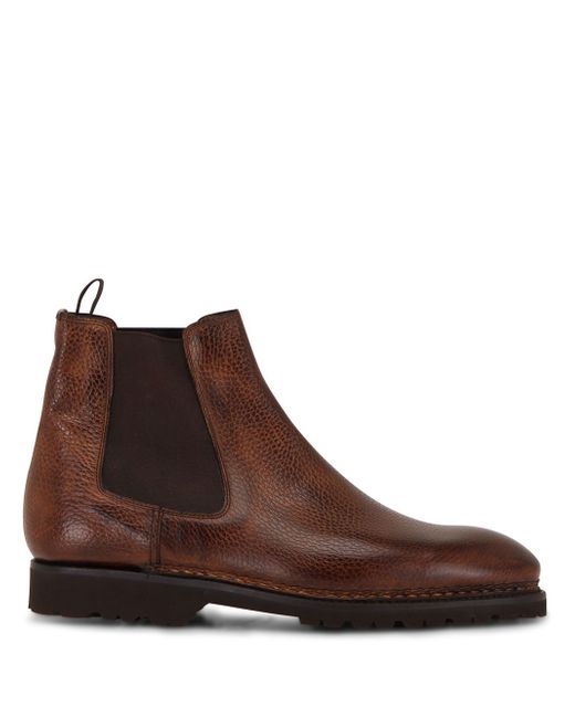 Bontoni leather Chelsea boots
