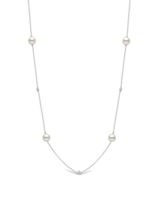 Yoko London 18kt white gold Akoya pearl necklace