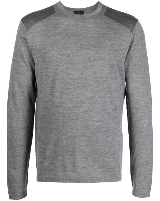 Dunhill fine-knit long-sleeved T-shirt