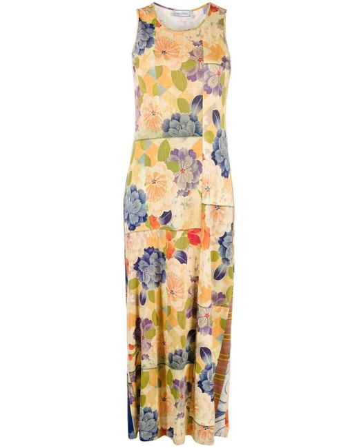 Pierre-Louis Mascia Dino floral-print sleeveless dress