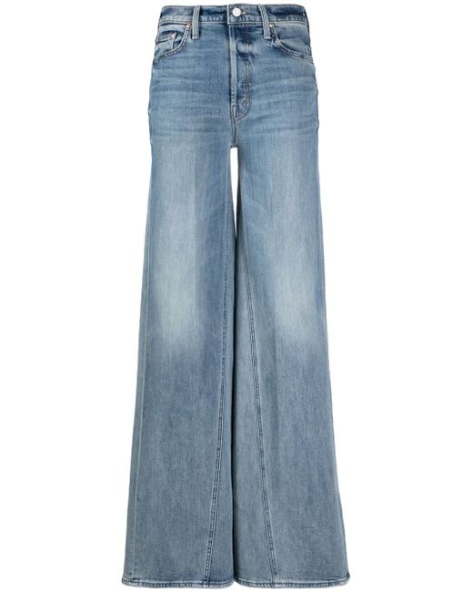 Mother straight-leg denim jeans
