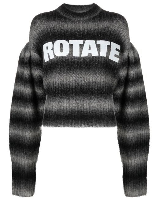 Rotate logo-print jumper