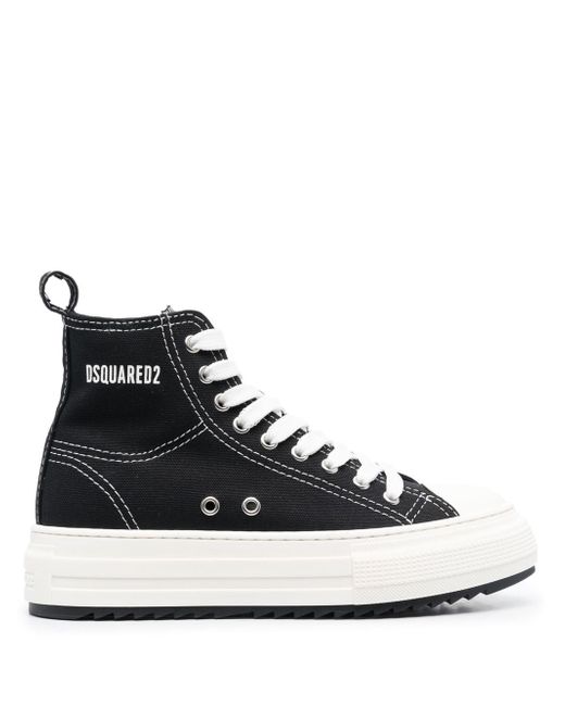 Dsquared2 platform-sole high-top sneakers