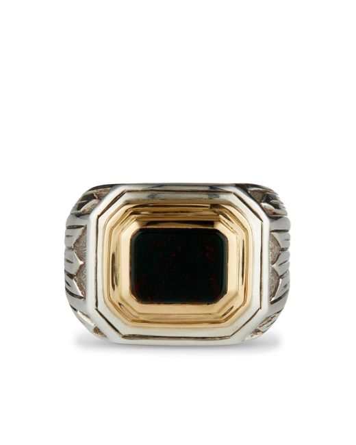 Duffy Jewellery bloodstone square ring
