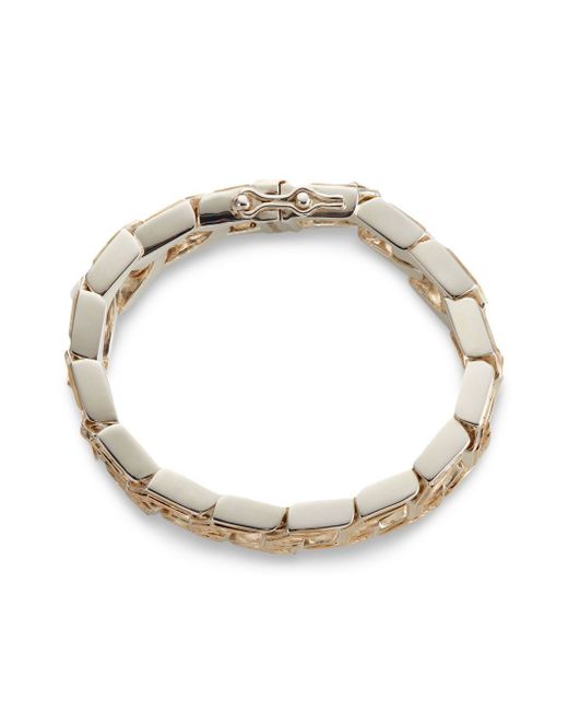 Duffy Jewellery two-tone engraved chain bracelet