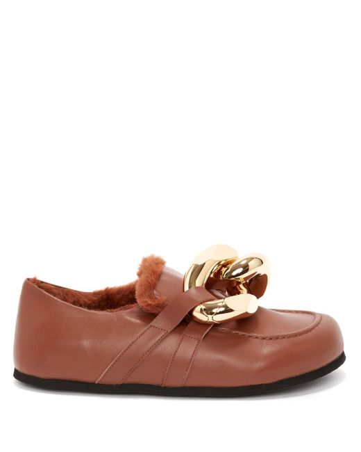 J.W.Anderson chunky-chain loafers