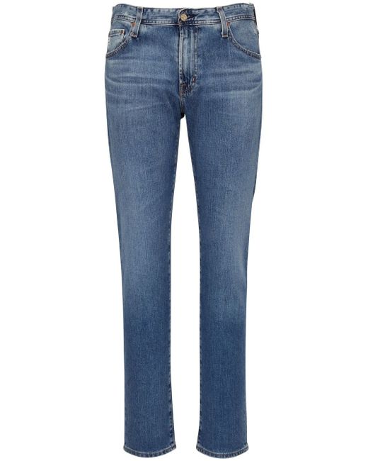Ag Jeans stonewashed slim-cut jeans