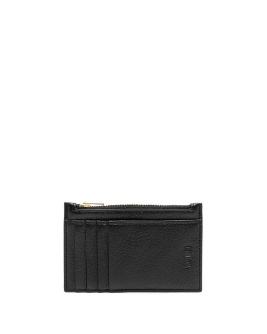 Yu Mei embossed-logo leather wallet