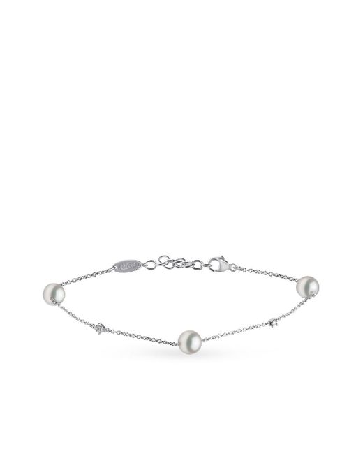 Yoko London 18kt white gold Classic Akoya pearl bracelet