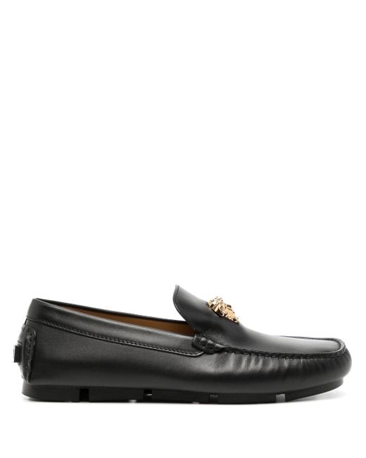 Versace Driver leather loafers