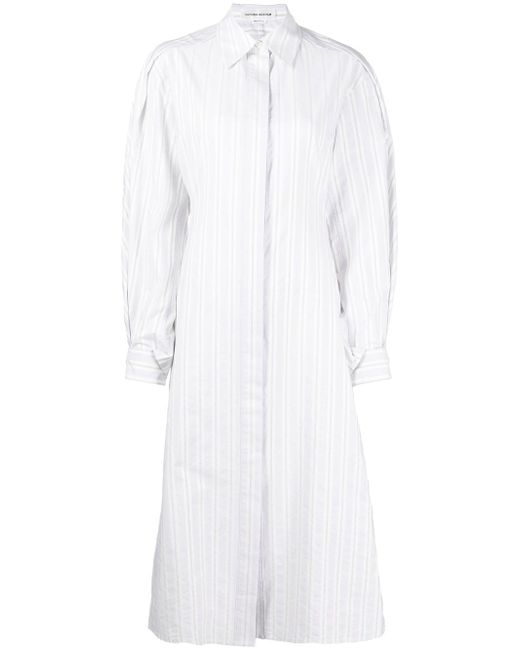 Victoria Beckham vertical-stripe shirt dress