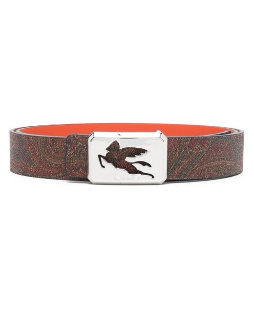 Etro logo-buckle belt