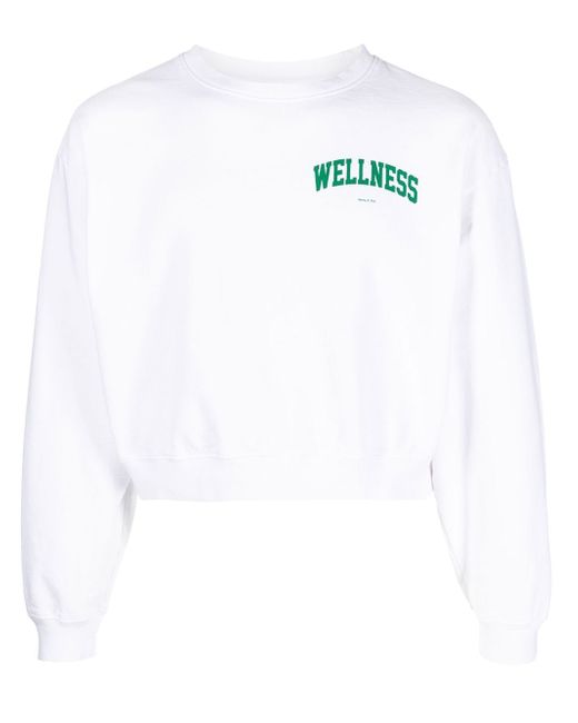 Sporty & Rich Wellness Ivy cropped sweatshirt