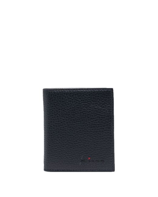 Kiton grained leather wallet