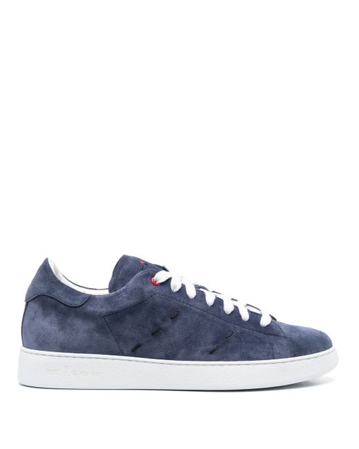 Kiton suede low-top sneakers