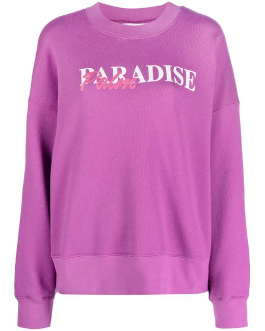 Palm Angels slogan-print sweatshirt