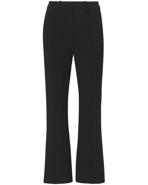 Proenza Schouler White Label cropped kick-flare trousers