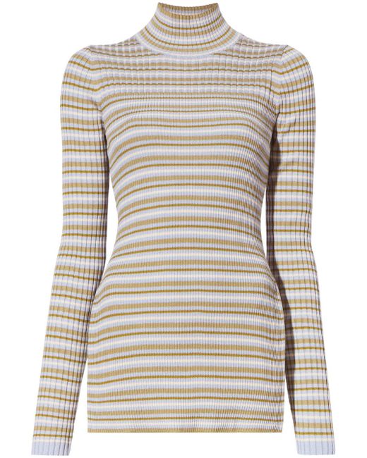 Proenza Schouler White Label striped high-neck jumper