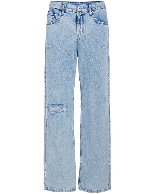 Karl Lagerfeld Jeans distressed-detail denim jeans