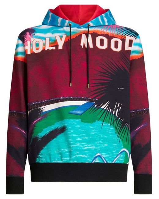Etro graphic-print pullover hoodie