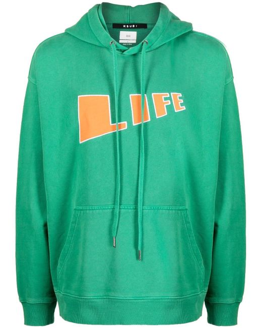 Ksubi Life cotton drawstring hoodie