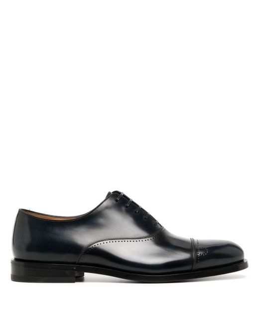 Ferragamo brushed leather Oxford shoes