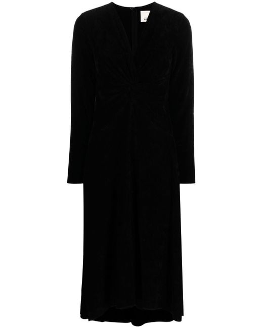 Isabel Marant long-sleeved V-neck midi dress