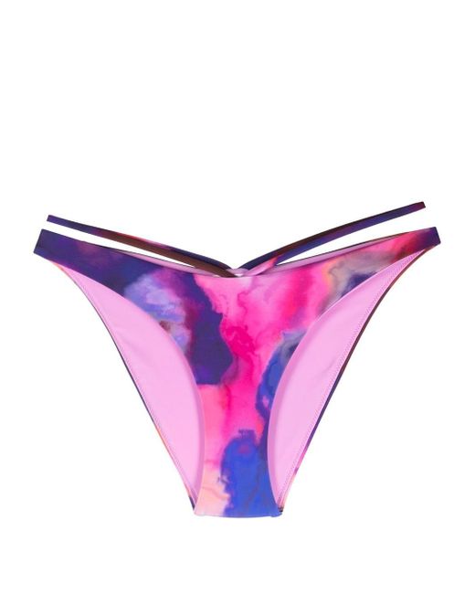 Jonathan Simkhai Emmalynn watercolour-print bikini bottoms