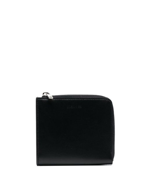 Jil Sander logo-debossed leather purse