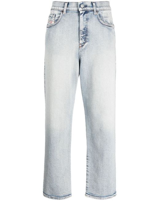 Diesel cropped straight-leg jeans
