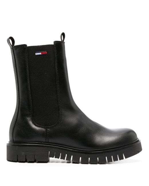 Tommy Jeans 30mm chunky Chelsea boots