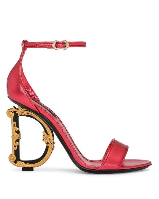 Dolce & Gabbana leather open-toe sandals