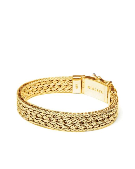 Nialaya Jewelry Braided chain bracelet