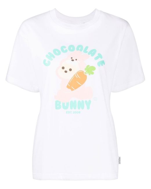 Chocoolate graphic logo-print T-shirt