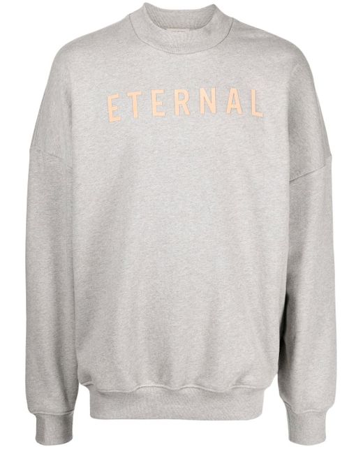 Fear Of God Eternal slogan-print sweatshirt