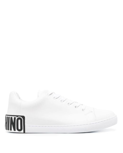 Moschino logo-print lace-up sneakers