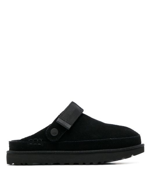 Ugg touch-strap suede slippers
