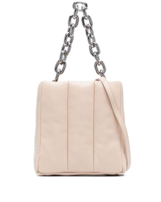 Stand Studio quilted chain-link tote bag