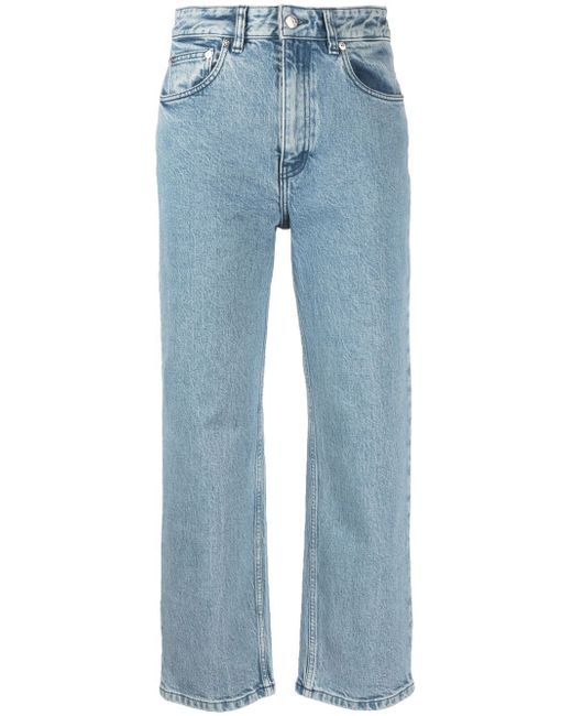 Filippa K Briony straight-leg cropped jeans