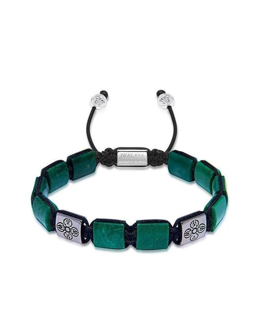 Nialaya Jewelry African Jade bracelet