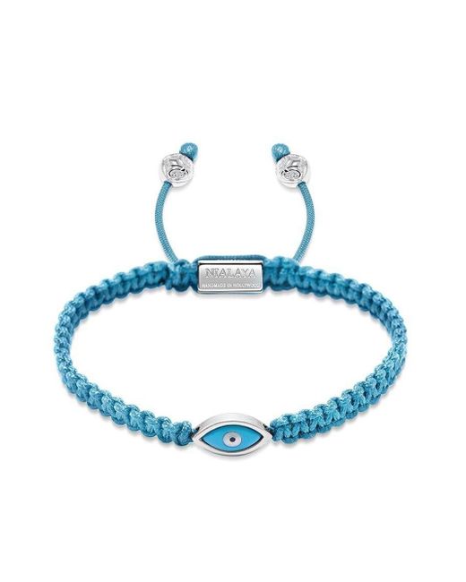 Nialaya Jewelry evil eye-charm braided bracelet