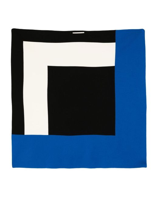 Ports V colour-block print scarf