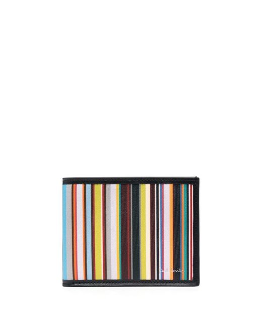 Paul Smith artist-stripe bi-fold wallet