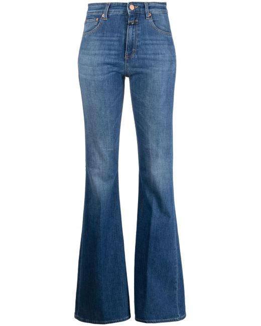 Closed flared-cut washed jeans