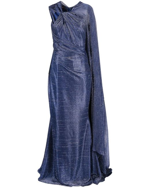 Talbot Runhof draped-detail gown